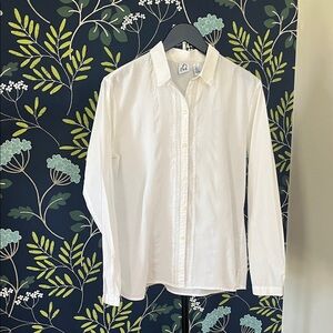 GAP White Button Down Shirt for Women Size M